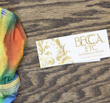 Becca ETC Womens Plus Size Watercolor-Print Tankini Swim Top Blue Multi 1X