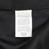 Eclipse Langley Solid 2-Piece Room Rod Pocket Window Curtains Black 52" x 95"