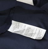 Calvin Klein Womens Stretch Crepe Zip Front Jacket 44C442G Dark Sapphire Blue XL