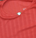Max and Olivia Pajama Sleep Shirt Pants Headband Set Red Pink Multi XL (14-16)