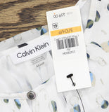 Calvin Klein Pleat Neck Sleeveless Blouse S54T880H White Multi S