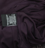 R & M Richards Embellished Pleated Caplet Overlay Maxi Dress Purple Wine 6