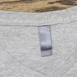 Canvas Mens V-Neck T-Shirt Tee 1669f774ec3f75 Gray L
