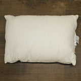 Yves Delorme Down and Feather Soft Pillow 375775 Blanc White / Lago Queen