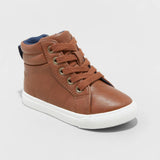 Cat & Jack Toddler Boys Mateo High Top Sneakers 87832597 Cognac Brown 10T