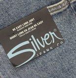 Silver Jeans Co. Be Easy High Rise Long Denim Shorts Jorts Vista Blue 31