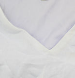 Sam & Jess Womens Shirred Long Sleeve Peplum V-Neck Smocked Top Pastel Blue XL