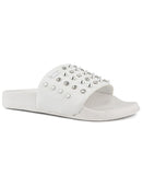Juicy Couture Women's Slone Slide Sandals JC-SLONE White 8M