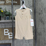 Huggies Baby Boys Sleeveless Romper 6Z2713K Beige Brown 24 Months