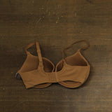 Auden Womens Luxe Stretch Comfort Wire Demi Bra 94266752 Caramel Brown 36DD
