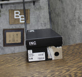 INC International Concepts Slingback Pumps Kitten Heel Silver Crinkle Gray 8M