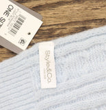 Style & Co. Womens Solid Cable Knit Scarf Long SC9542505 Light Blue