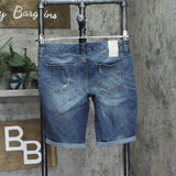 American Rag Womens Denim Rolled Bermuda Shorts 2617134 Blue 1