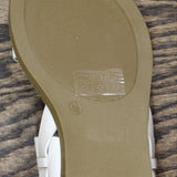 Journee Collection Womens Dual Strap Open-Toe Sandal LAVINE-SANDAL White 6.5M