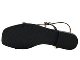 Lauren Ralph Lauren Womens Lainee Nappa Leather Sandals 802P04394001 Black 10B