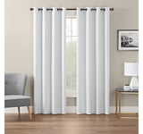 Eclipse Andes Grommet Blackout Single Curtain Panel White 50x84