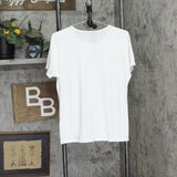 Global Chic By Iman City Chic Shirt Tee LOT OF 2 with Necklace Black / White M