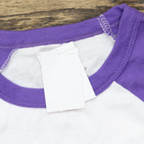 Bratz Women's Ringer Short Sleeve Cropped Graphic T-Shirt White / Purple S