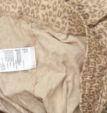 State of Day Womens Knit Printed Jogger Pants Soft Leopard Brown 2XL