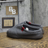Dluxe By Dearfoams Mens Julien Clog Slippers 86802585 Gray M (9-10)