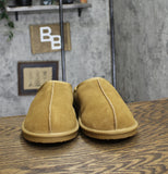 Goodfellow & Co Mens Cruz Genuine Suede Clog Slippers 91308430 Brown 13