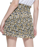 Karl Lagerfeld Paris Womens Chiffon Floral A-Line Skirt L2BN6337