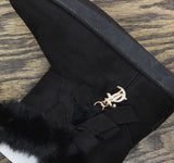 Juicy Couture Faux Fur Lined Bow Winter Boots KODAK Black 13