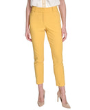 Tommy Hilfiger Solid Mid-Rise Slim-Fit Ankle Pants H55PA803 Deep Maize Yellow 2