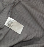 Logo By Lori Goldstein Neck Dye Effect Waffle Knit Shirt Top Dark Shadow Gray M