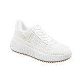 Universal Thread Persephone Sneakers with Memory Foam Insole White Multi 6M
