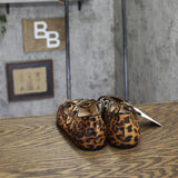 A New Day Tasmin Print Flats with Crisscross Buckle 94568229 Leopard Brown 8M