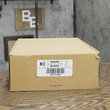 Journee Collection Sarah Bootie with Soft Square Toe Black Animal Print 8.5M