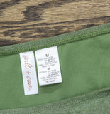 Salt + Cove Lurex Hipster Bikini Bottom SC25081GB Olive Green M