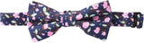 Isaac Mizrahi Boys Cotton Print Bowtie Multi Blue One Size