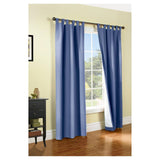 Commonwealth Set of 2 Weathermate Insulated Curtain Panels Blue 40 in. x 84 in.