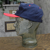 Four Seasons Mens Vintage Harryman Truevalue Hardware Snapback Hat Navy / Red OS