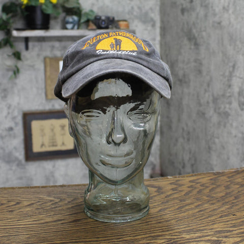 Adams Mens Buckle Fulton Fatherhood Initiative Baseball Hat Cap Washed Gray OS