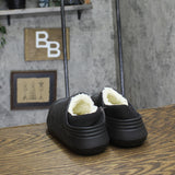 Foamwalk Boys Puffy Fur Lined Clogs 431193 Black 2-3