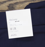 A New Day Womens High-Rise Skinny Ankle Pull-On Pants 93011553 Navy Blue 8