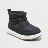 Cat & Jack Toddler Boys Archie Puffer Boots 88435593 Black 7T