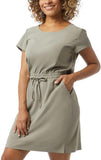 32 Degrees Womens Ladies' Soft Twill Drawstring Dress 1748960 Shadow Green 2XL
