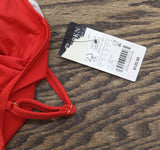 Lauren Ralph Lauren Beach Club Toggle Underwire Tankini Swim Top 20401120 Red 12