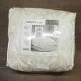 Nanshing 7pc Calioppa Abstract Comforter Set Artemis7-Q-BE Beige Brown Queen