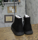 Universal Thread Womens May Faux Suede Booties with Memory Foam Insole Black 8M