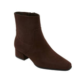 Universal Thread Ankle Boots with Block Heel and Memory Foam Insole Brown 5.5W