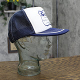 Mens S&A Custom Built Homes Vintage Trucker Hat Blue / White OS