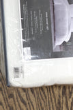 Vera Wang Duvet Cover Set Soft Cotton 3 Piece Textured Pleats White King