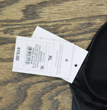 Auden Womens Satin Unlined Triangle Bralette 90189196 Black XL
