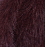 Wild Fable Short Faux Fur Fuzzy Jacket 94774777 Burgundy Red XL