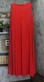 Alex Evenings Womens Cape Sleeve Gown Dress 8160255 Red 16